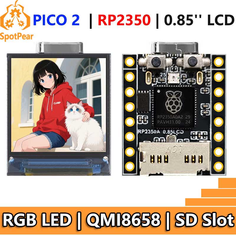 Turing Pi 2 - Raspberry Pi Pico 2 RP2350 0,85-дюймовый