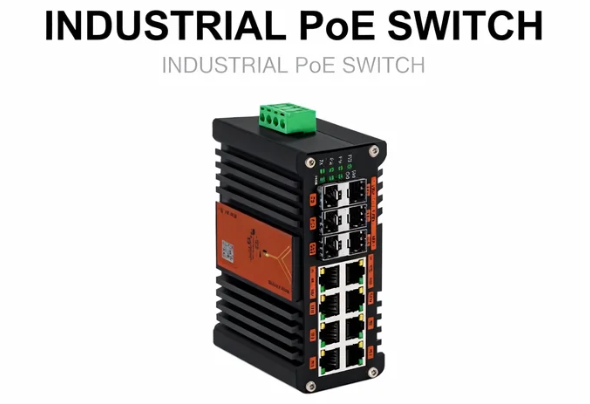 Managed Gigabit Poe Switch 8 Port 802.3At - Промышленный управляемый коммутатор PoE L2+, 8