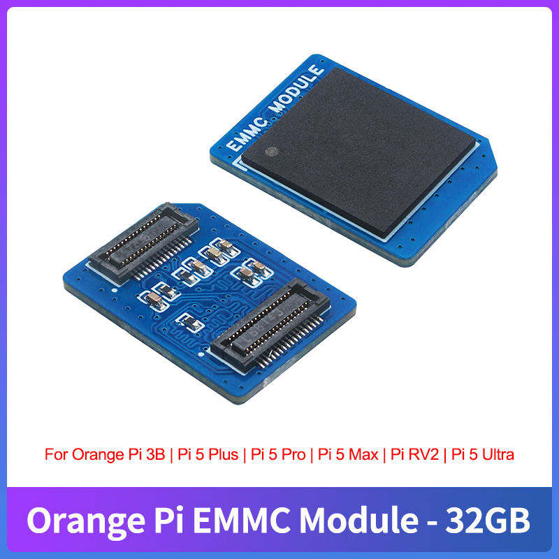 Модуль EMMC 32 ГБ для Orange P – обзор и цена Orange Pi 5 Plus 32Gb