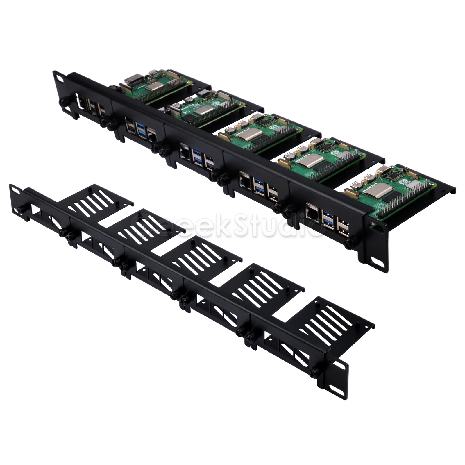 Крепление в стойку 1U для Rasp – обзор и цена Deskpi Super6C