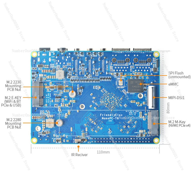 Плата для разработки NanoPC T6 – обзор и цена Nanopc T6 16Gb