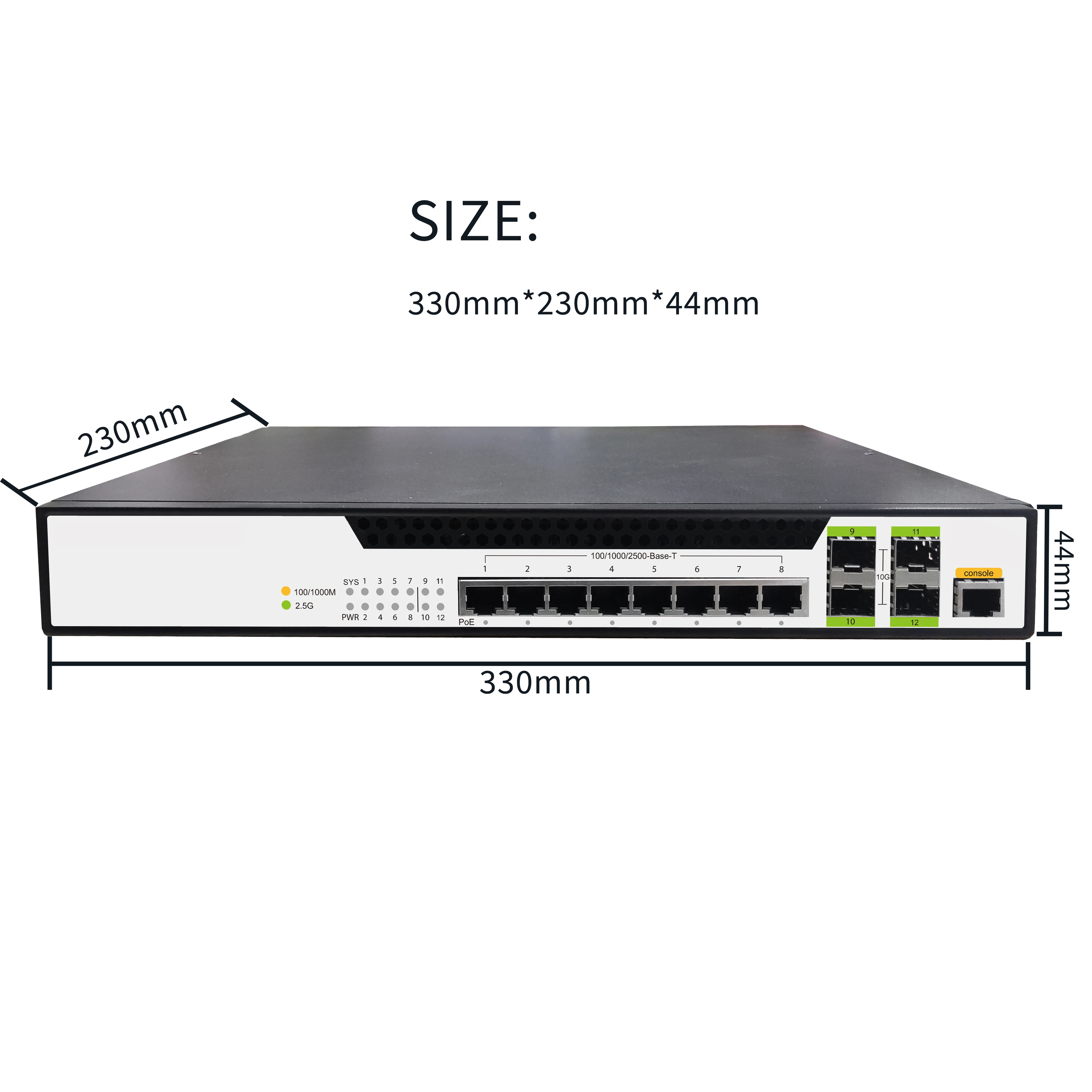 4/8/16/24/48 портов 2,5G, мног – обзор и цена Sfp+ 10G Managed Switch 8 Port